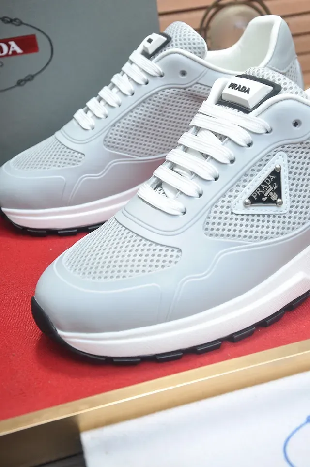 Prada Cloudbust Light Gray Lifestyle Sneakers 8
