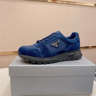 Prada Cloudbust Navy Suede et Nylon Sneakers Lifestyle