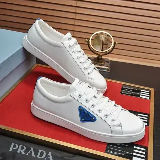 Prada Cloudbust Thunder Blanc et Bleu Sneakers Lifestyle