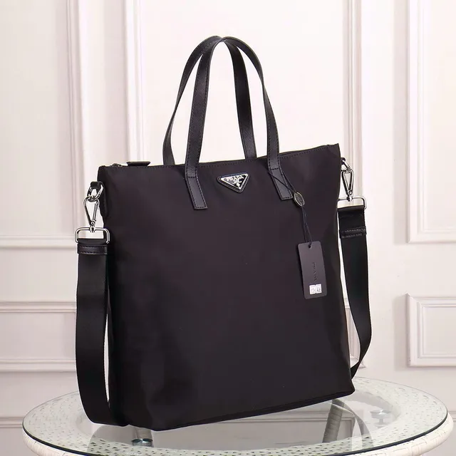 Prada Re-Edition 2005 Black Nylon Tote Bag 9