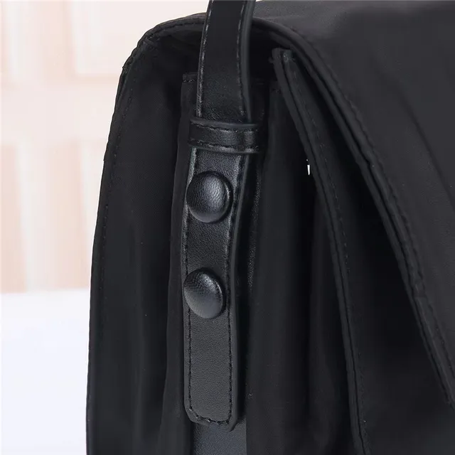Prada Re-Edition Black Flap-Top Structured Nylon Messenger Bag 3