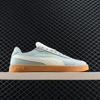 Puma Club II Era Light Blue and White Lifestyle Sneakers