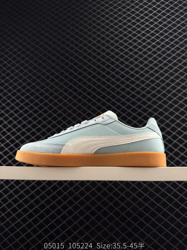 Puma Club II Era Tênis Lifestyle Azul Claro e Branco 8
