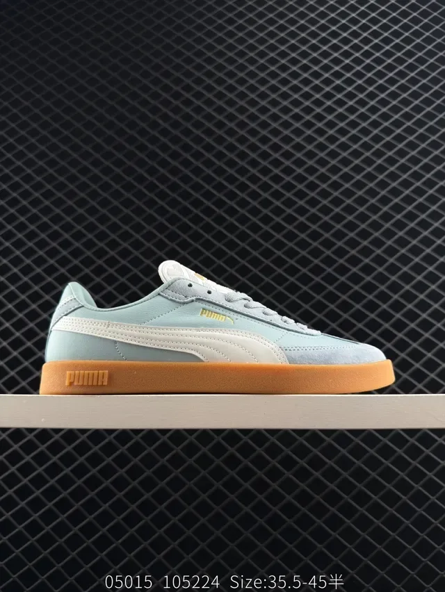 Puma Club II Era Tênis Lifestyle Azul Claro e Branco 9
