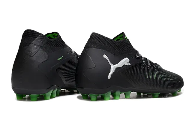 Puma Future Z Noir Vert Col de Chaussette Tricoté Ribbed Superior Synthétique Firm-Ground Chaussures de Football 5