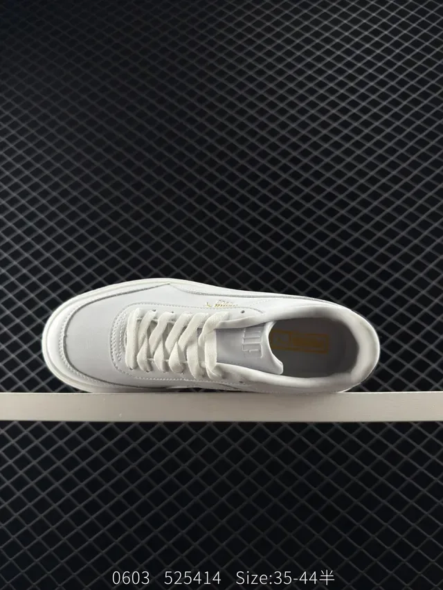 Puma Jogger OG Retro Classic White Gold Logo Chaussures Lifestyle 3