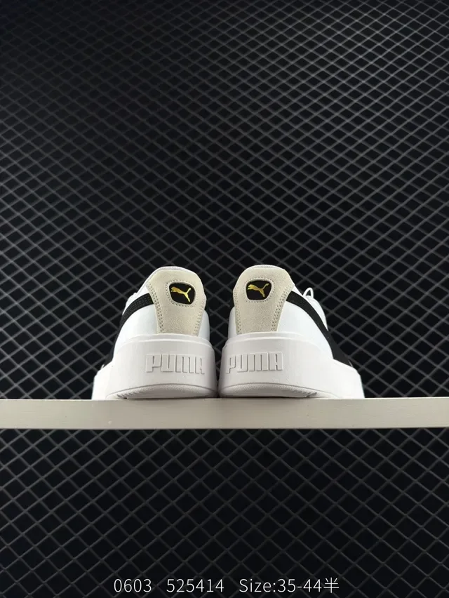 Puma Jogger OG Retro Classic White Gold Logo Chaussures Lifestyle 6