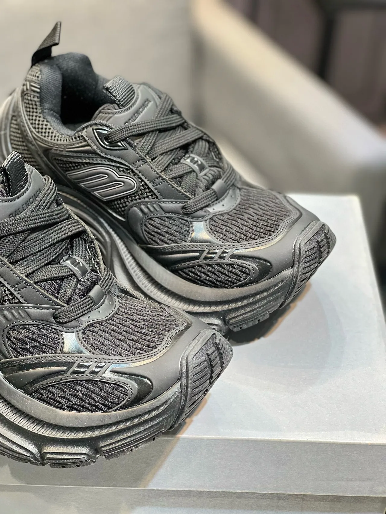 Puma RS-X Chunky Tênis pretos de malha e sintético 9