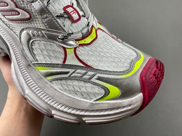 Puma RS-X Blanc Rouge Semelle Maille et Recouvrement Synthétique Chaussures Chunky 2