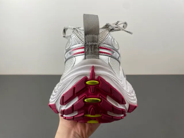 Puma RS-X Blanc Rouge Semelle Maille et Recouvrement Synthétique Chaussures Chunky 4
