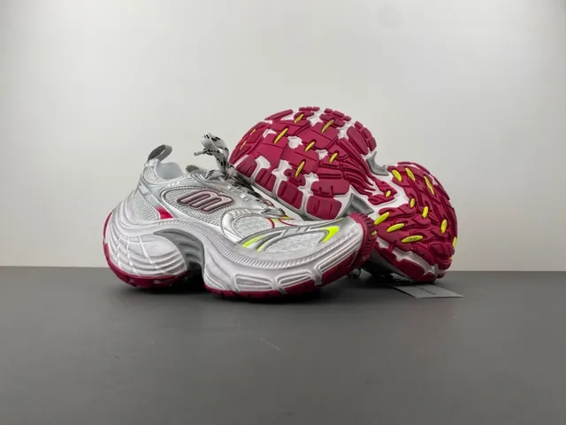 Puma RS-X Blanc Rouge Semelle Maille et Recouvrement Synthétique Chaussures Chunky 12