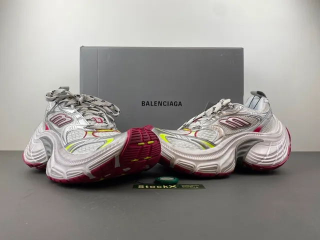Puma RS-X Blanc Rouge Semelle Maille et Recouvrement Synthétique Chaussures Chunky 13