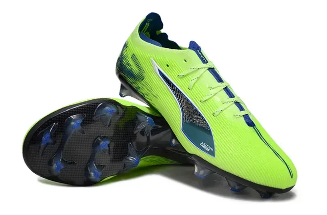 Puma Ultra Carbon Neon Lime Green Firm-Ground Soccer Shoes 4