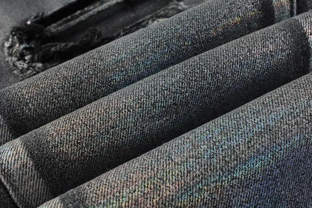 Purple Brand Distressed Acid-Wash Slim-Fit Jeans 2