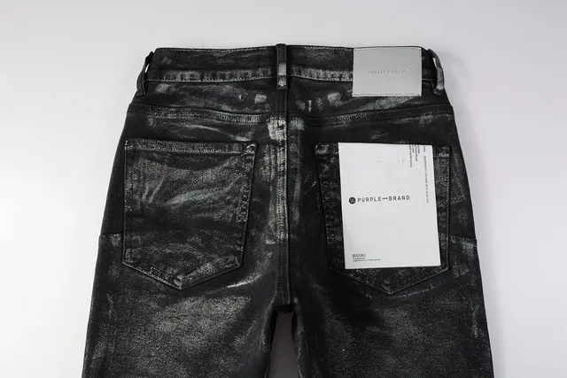 Purple Brand Distressed Acid-Wash Slim-Fit Jeans 6