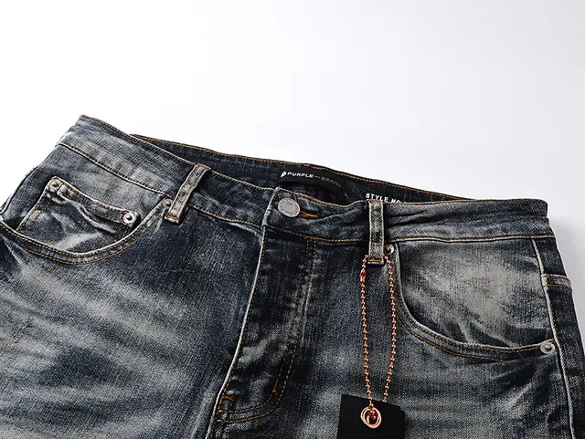 Purple Brand Flared Distressed Wash Jeans 4