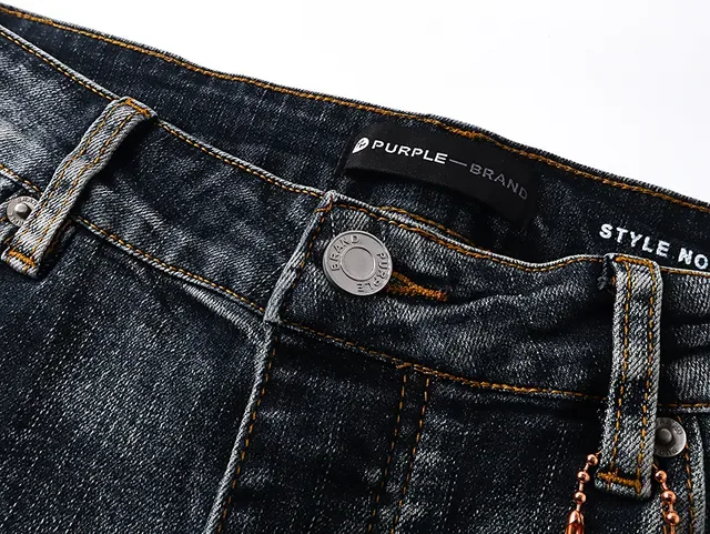 Purple Brand Flared Distressed Wash Jeans 6