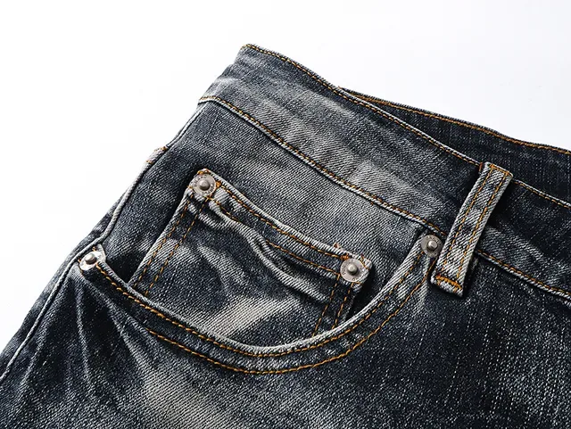 Purple Brand Flared Distressed Wash Jeans 8