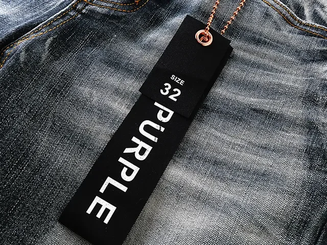 Purple Brand Flared Distressed Wash Jeans 9