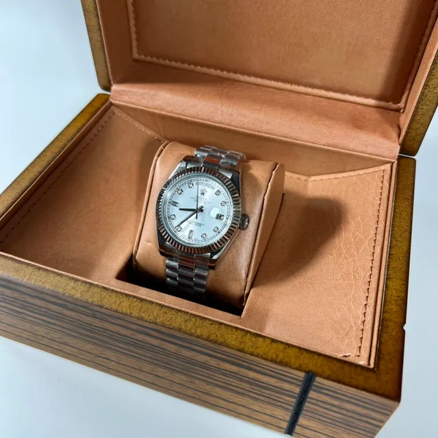 Rolex Datejust 41 Cadran Diamanté Acier Inoxydable Montre Mécanique 5