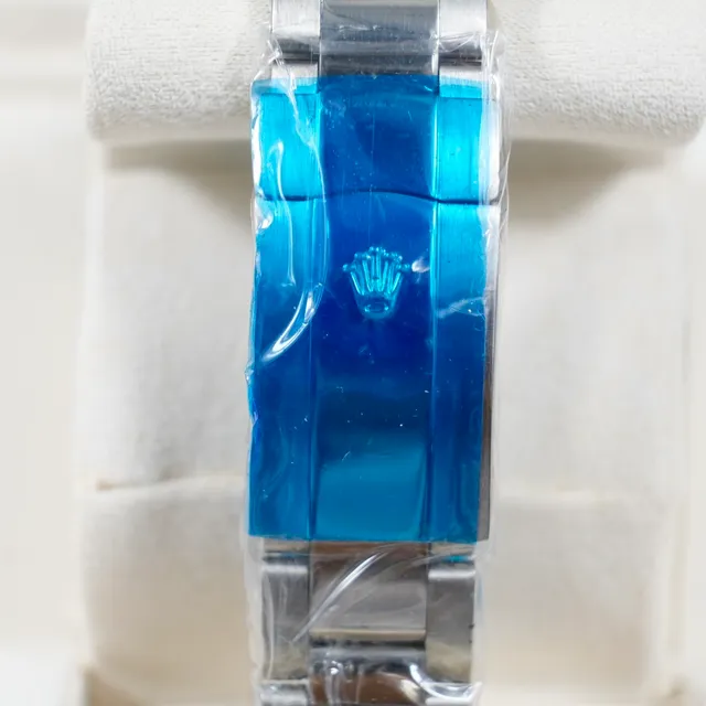 Rolex Oyster Perpetual Blue Dial Stainless Steel Mechanical Watch 4