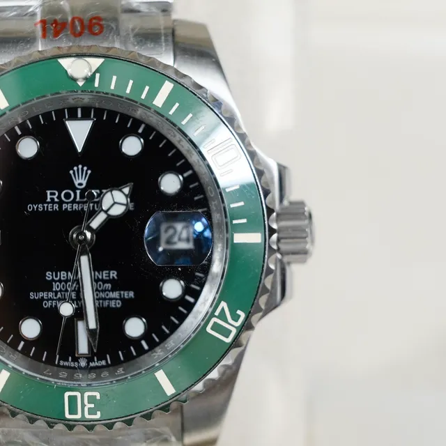 Rolex Submariner Green Bezel Black Dial Mechanical Watch 9