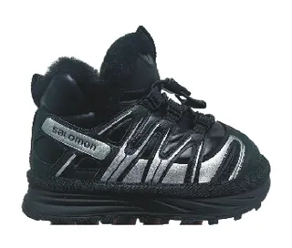 Salomon ACS Pro Black Silver High-Top Insulated Snow Boots 5