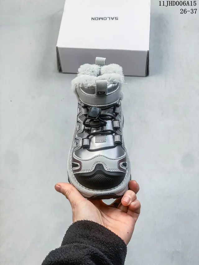 Salomon ACS Pro Black Silver High-Top Insulated Snow Boots 17