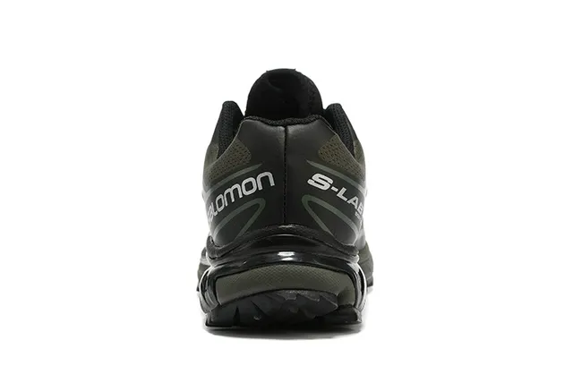 Salomon Black Beige Molded Synthetic Cage Mesh Upper Running Shoes 18