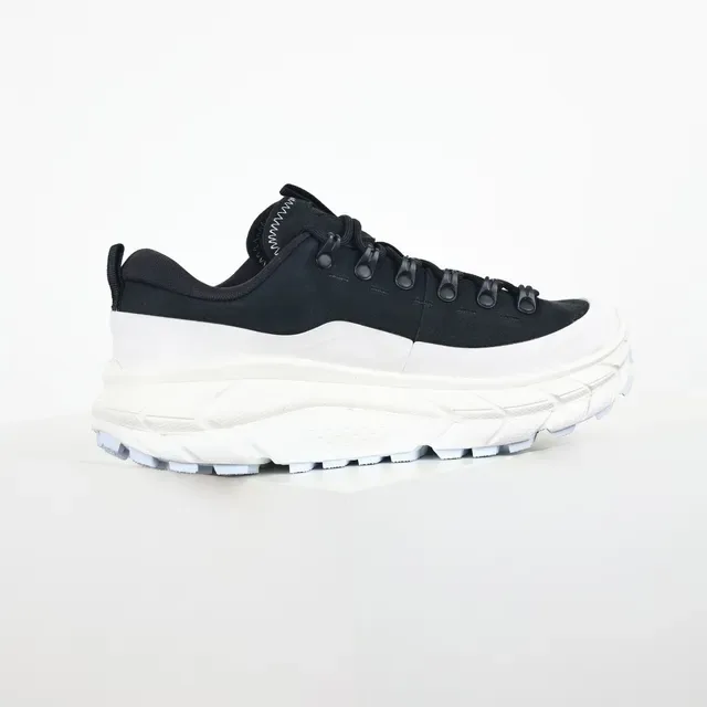 Salomon Black White Chunky Trail-Inspired Sole Suede Upper Running Shoes 7