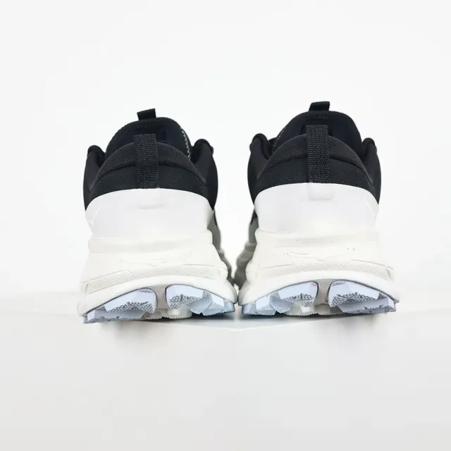 Salomon Black White Chunky Trail-Inspired Sole Suede Upper Running Shoes 8
