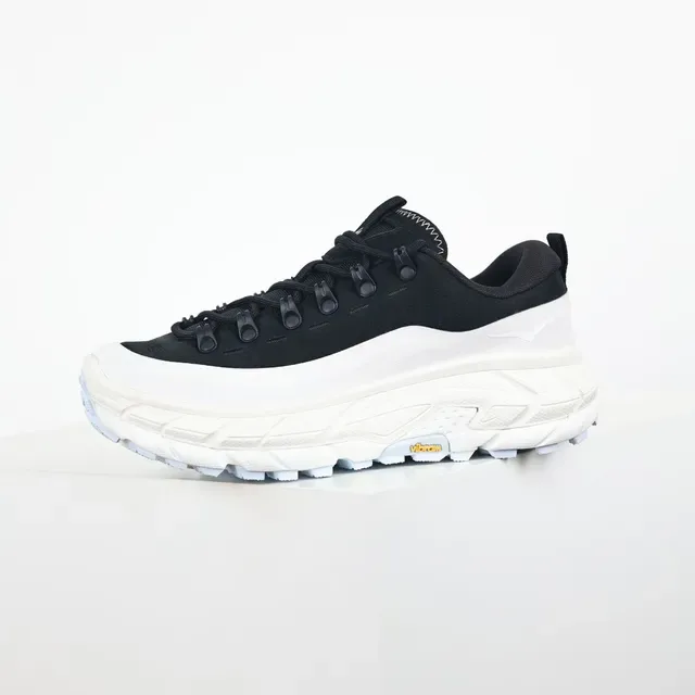 Salomon Black White Chunky Trail-Inspired Sole Suede Upper Running Shoes 9