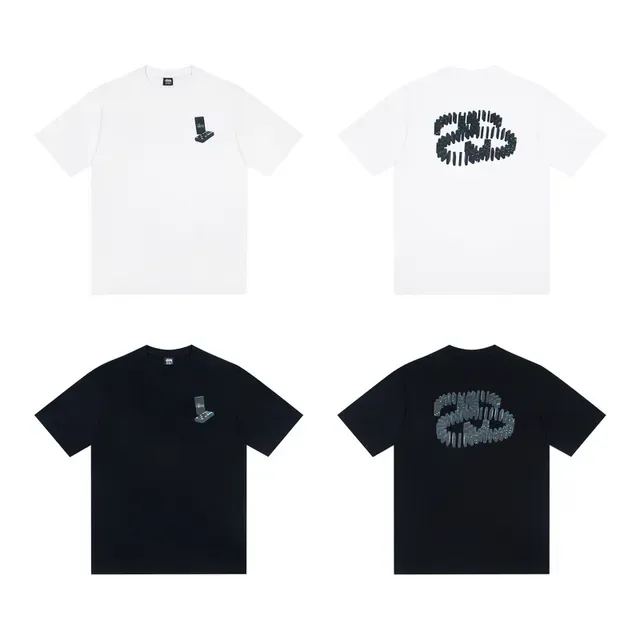 Stussy Domino Motif Graphic T-Shirt 2