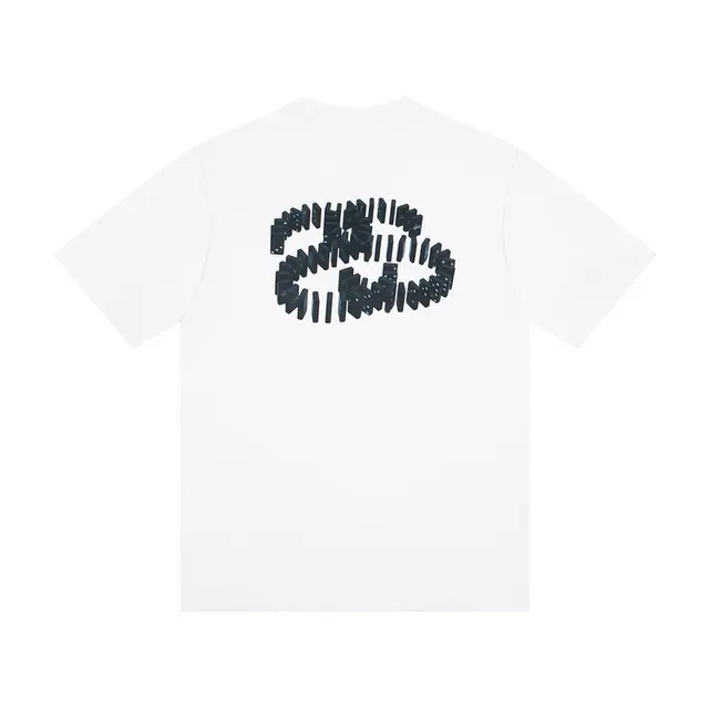 Stussy Domino Motif Graphic T-Shirt 3