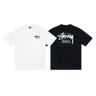 Stussy Stock Logo ताइवान ग्राफिक टी-शर्ट