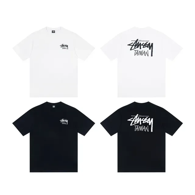 Stussy Stock Logo ताइवान ग्राफिक टी-शर्ट 2