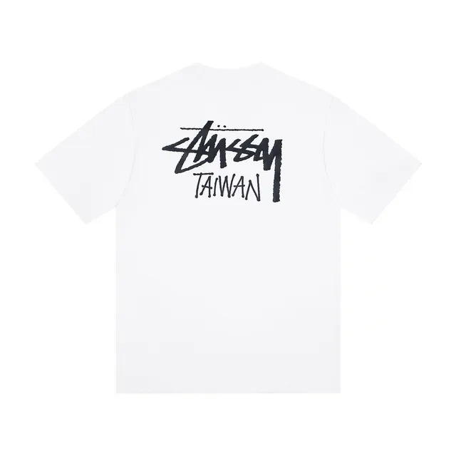 Stussy Stock Logo ताइवान ग्राफिक टी-शर्ट 3