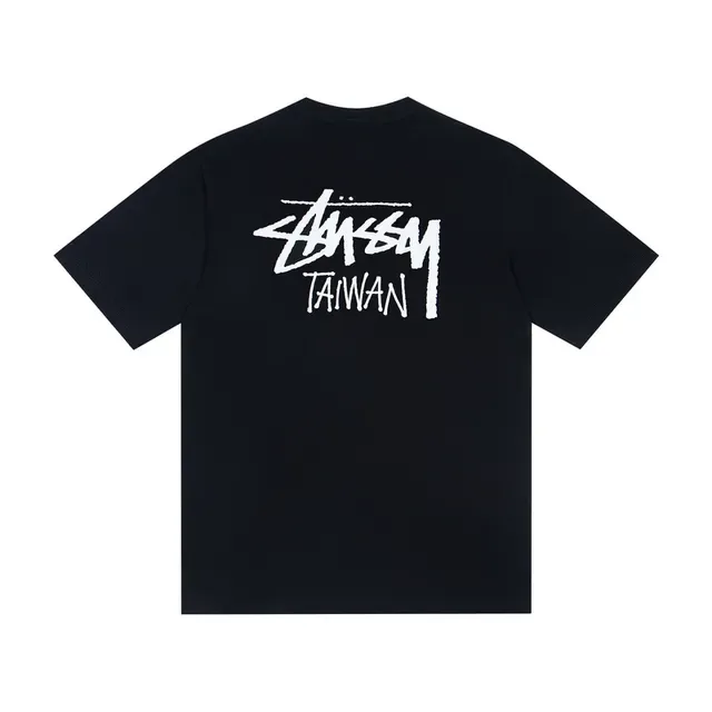 Stussy Stock Logo ताइवान ग्राफिक टी-शर्ट 5