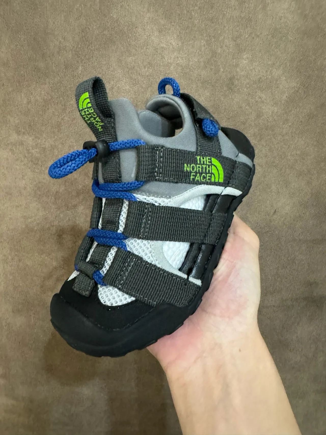 The North Face Beige Black Multi-Strap Hook-and-Loop Closure Casual Sandals 11