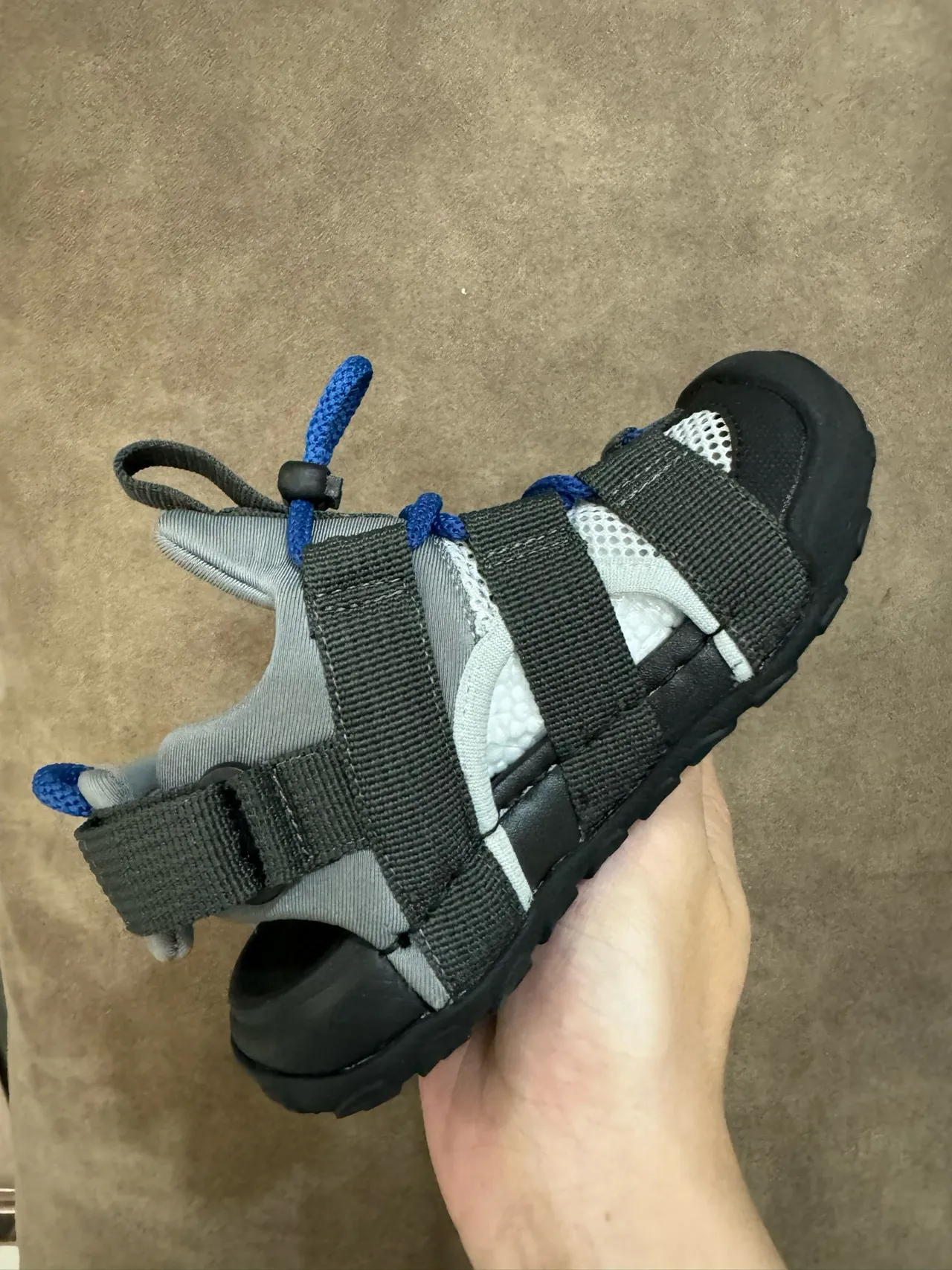The North Face Beige Black Multi-Strap Hook-and-Loop Closure Casual Sandals 13