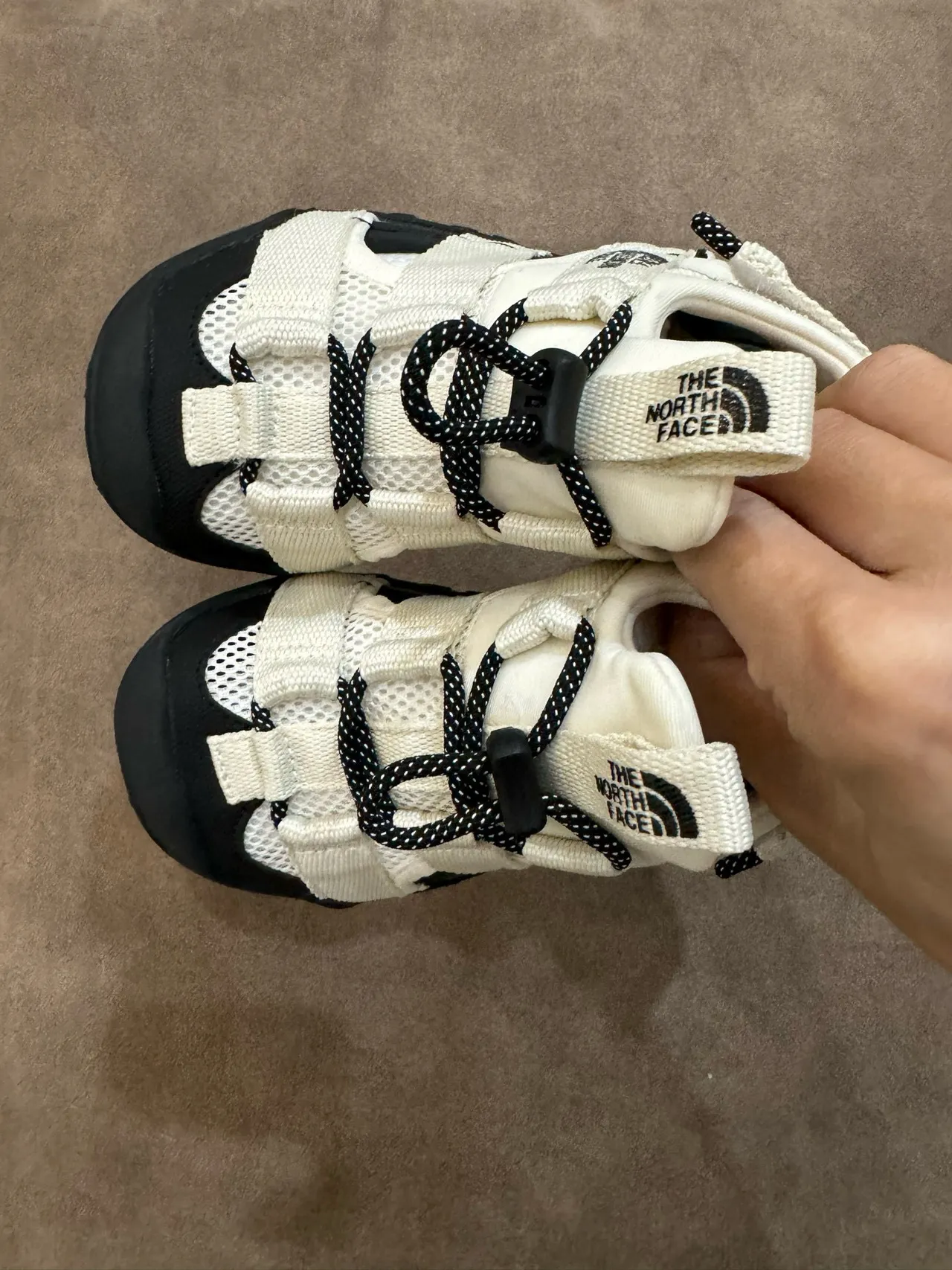 The North Face Beige Black Multi-Strap Hook-and-Loop Closure Casual Sandals 19