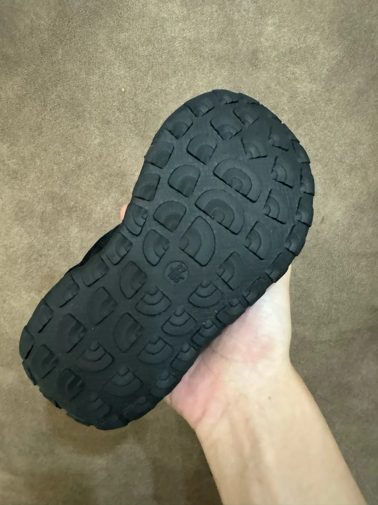 The North Face Beige Black Multi-Strap Hook-and-Loop Closure Casual Sandals 23
