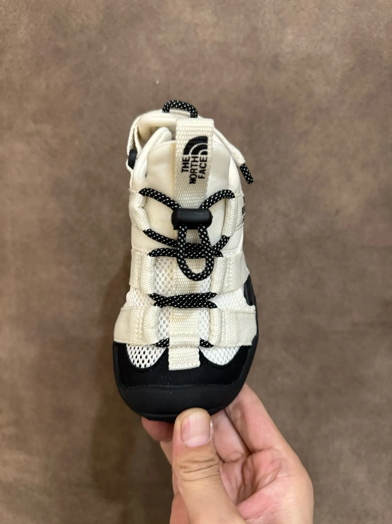 The North Face Beige Black Multi-Strap Hook-and-Loop Closure Casual Sandals 24