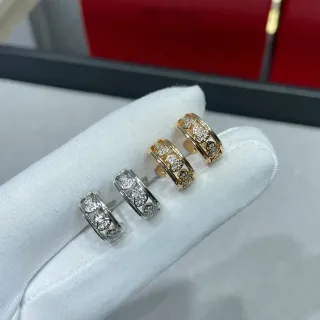 Tiffany & Co. HardWear Boucles d'oreilles à cerceau Cœur Pavé