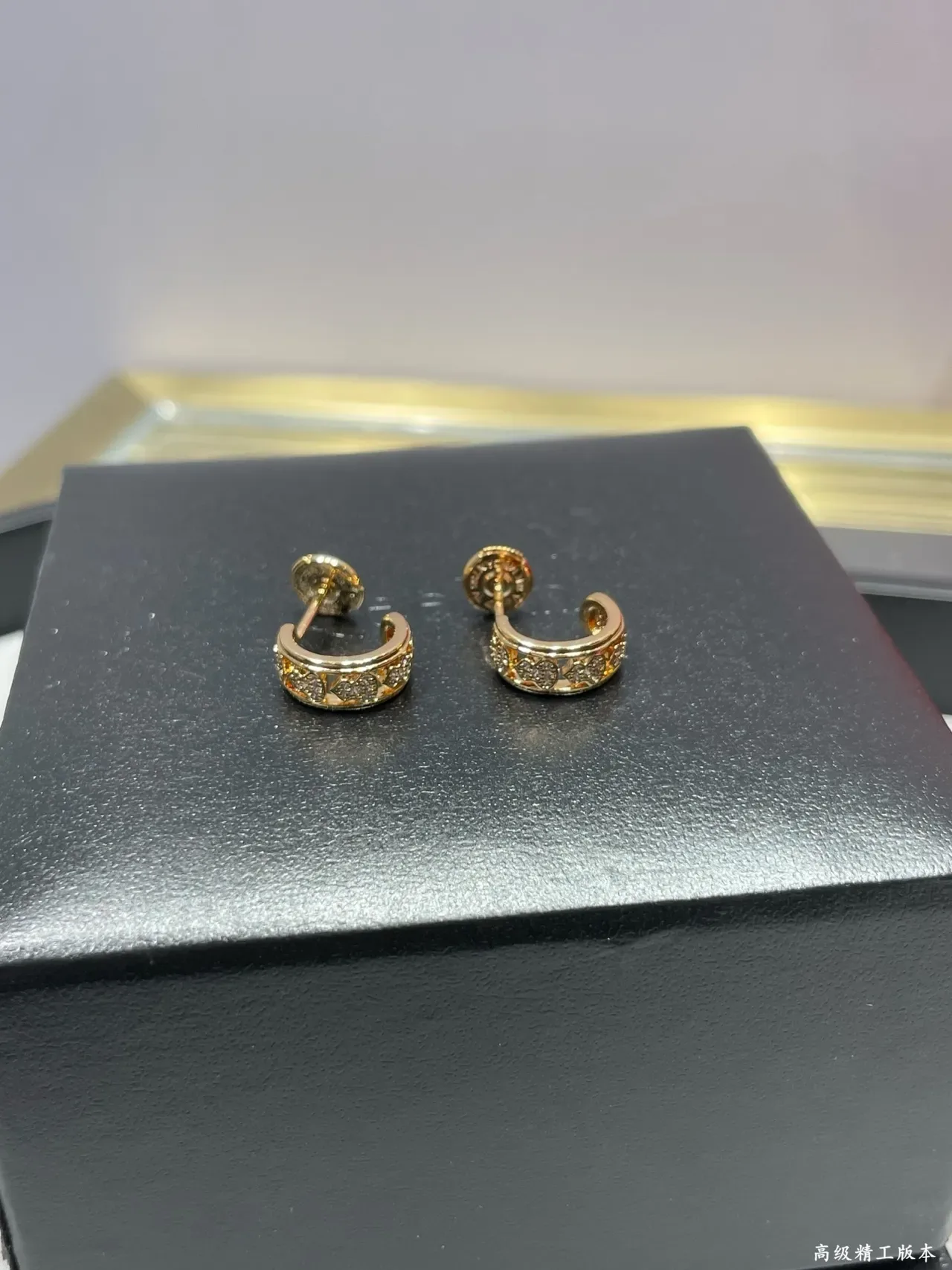 Tiffany & Co. HardWear Brincos aro Coração Pavé 4