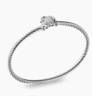 Tiffany & Co. HardWear Câble Tordu Pavé Fermoir Cœur Bracelet en argent 3