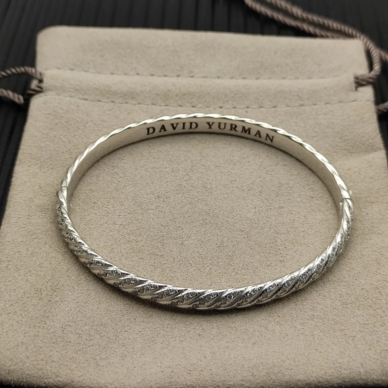 Tiffany & Co. HardWear Corde torsadée pavé bracelet 6
