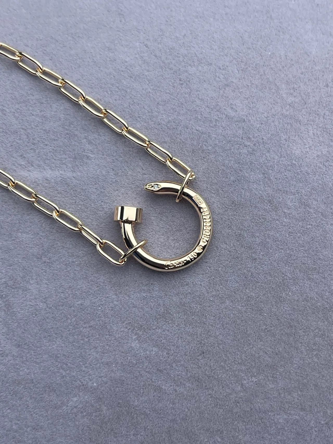 Tiffany & Co. Juste un Clou Collar colgante en forma de C 2