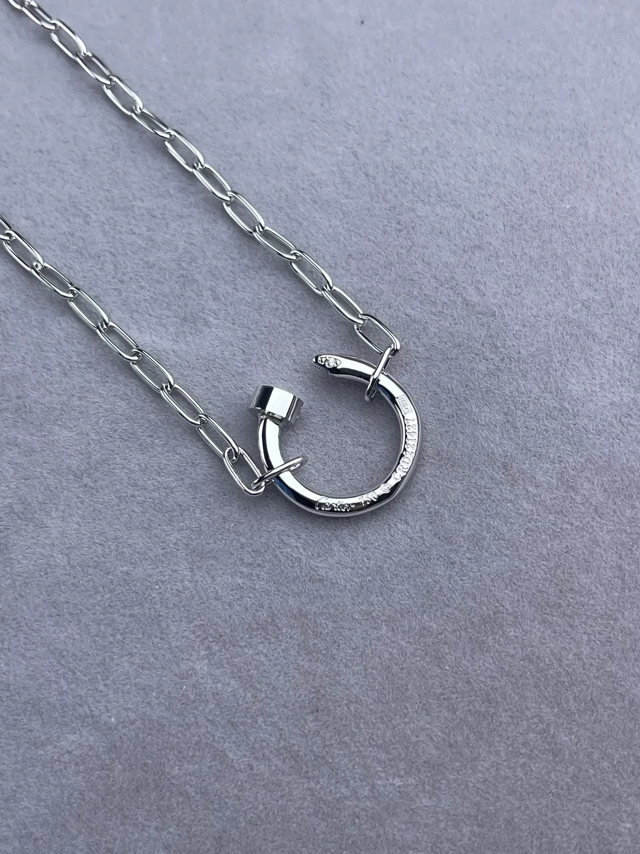 Tiffany & Co. Juste un Clou Collar colgante en forma de C 3