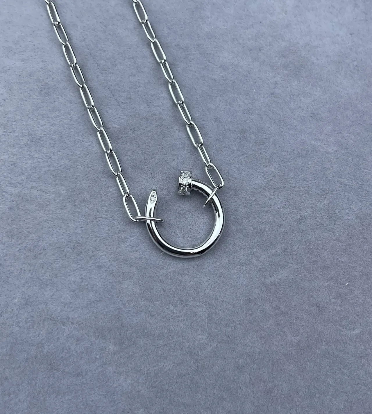 Tiffany & Co. Juste un Clou Collar colgante en forma de C 5